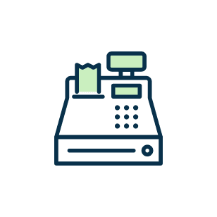 販売用什器、情報機器の貸与