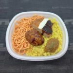 トルコライス（メンチカツ・ハンバーグ）